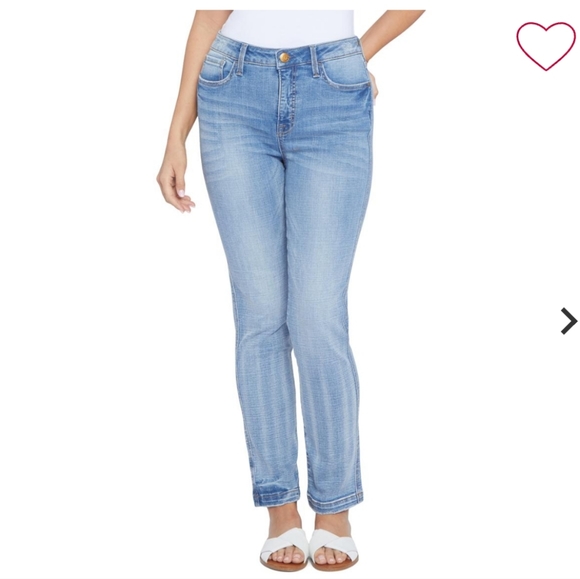 SEVEN7 WEEKEND BOYFRIEND WOMENS JEANS WASHED LIGHT BLUE SIZE 12 NEW/TAGS - Picture 3 of 16